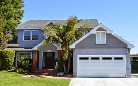 Long Panel garage door panel design