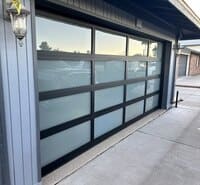 New Garage Doors With Full Glass in Mesa, AZ